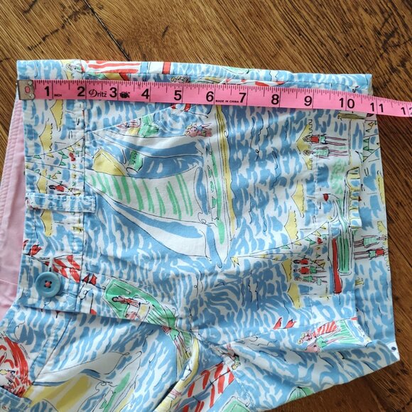 Lilly Pulitzer ~ Callahan Shorts ~ Get Nauti ~ Size 00 ~ Pre-Owned - Picture 11 of 12